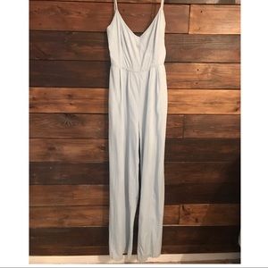 Denim Jumpsuit from local boutique- SUPER cute!